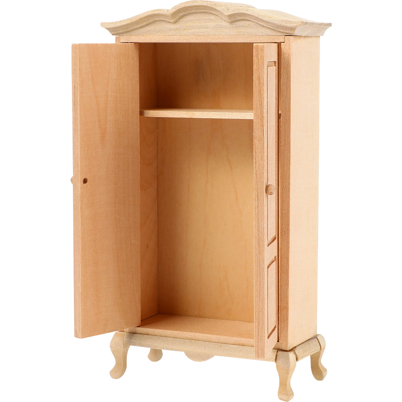 

Miniature Wardrobe Model Miniature House Furniture Miniature House Furniture Small Wardrobe House Furniture 1: 12 Scale Cabinet