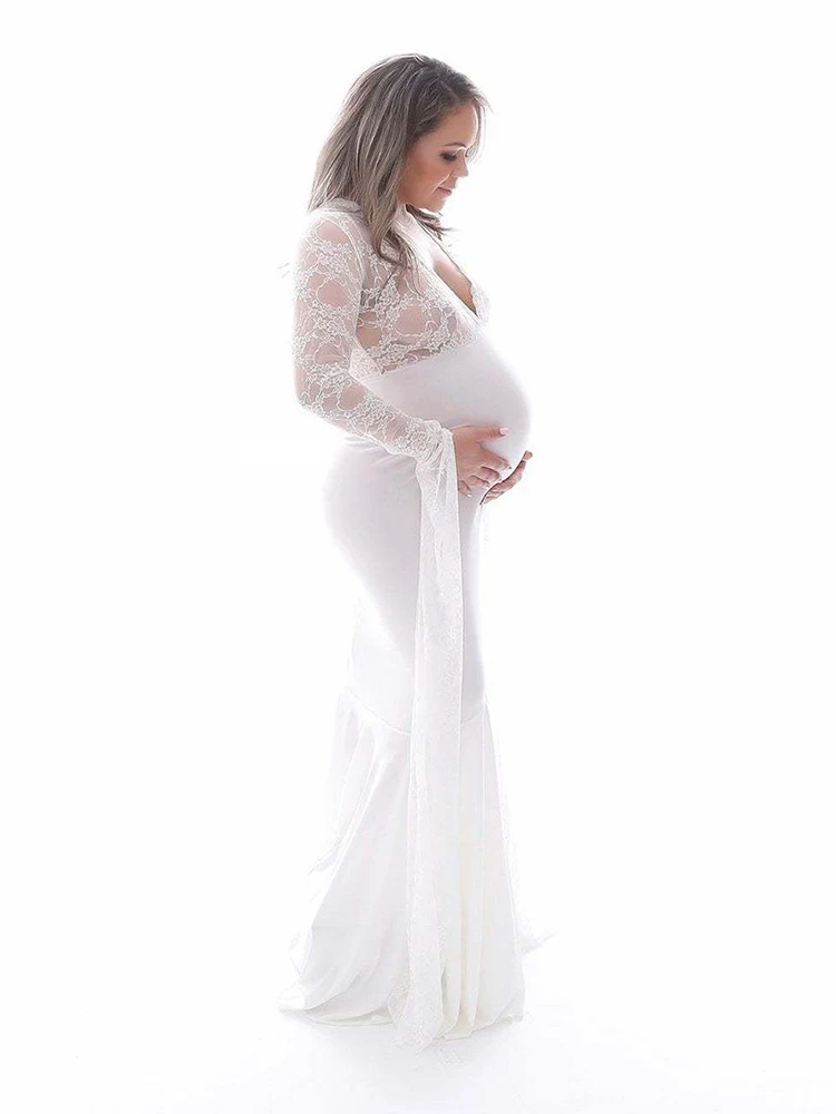 See Through Bodycon Maternity Dresses 