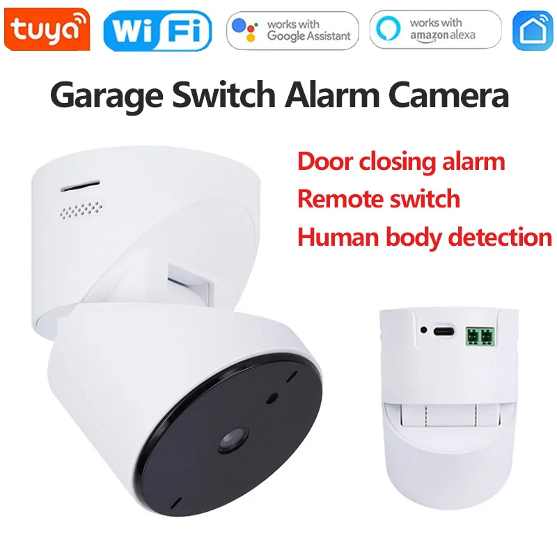 

1080P Smart Garage Camera Tuya Wifi Mini Wireless Garage Door Opener Monitor Sensor Night Vision for Alexa Google Home SmartLife
