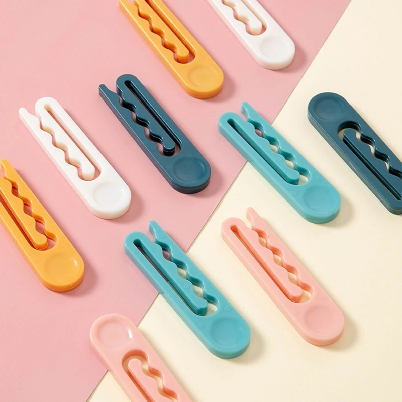 

10Pcs/Set Windproof Plastic Clothespin Non-Slip Fixing Laundry Clips Portable Anti-Drop Buckle Socks Underwear Hanger Pegs Quilt