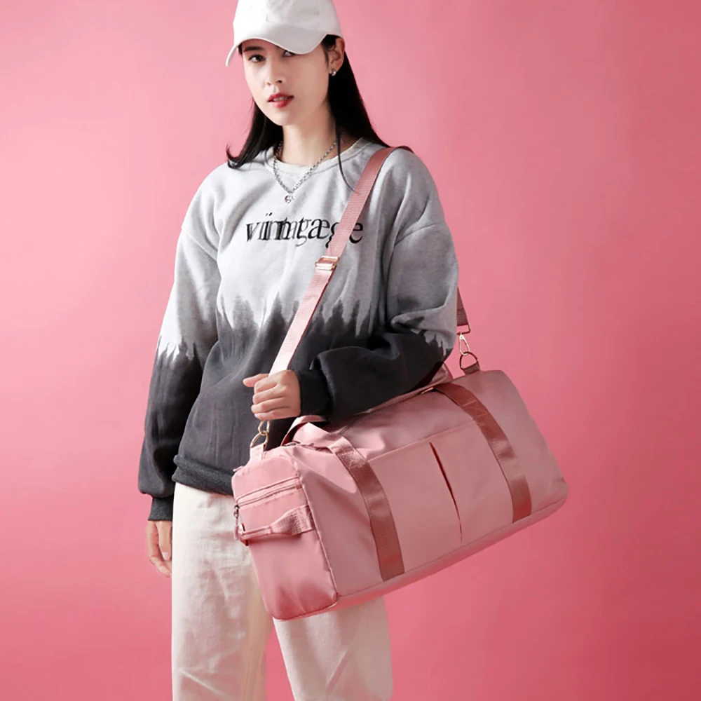 Large-capacity Fitness Bag Dry And Wet Separation Waterproof Sports Yoga Shoulder Handbag Short-distance Travel Bag 2022 New