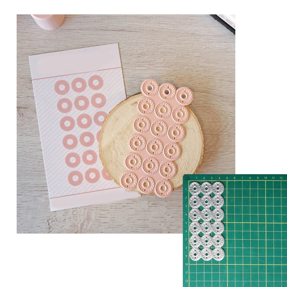 

Circle buckle Metal Cutting Dies DIY Scrapbooking Photo Album Decorative Embossing PaperCard Crafts Die