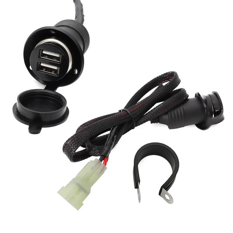 

Розетка с двумя USB-портами для Kawasaki Z900 ZR900F ZR900H 99994-1353