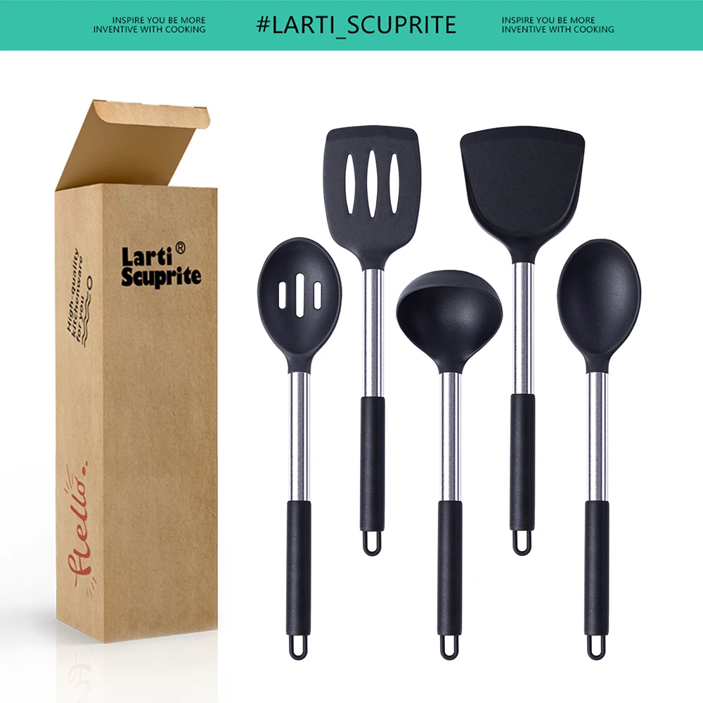 Набор силиконовой посуды премиум-класса 3/4/5 шт. кухонные инструменты лопатка