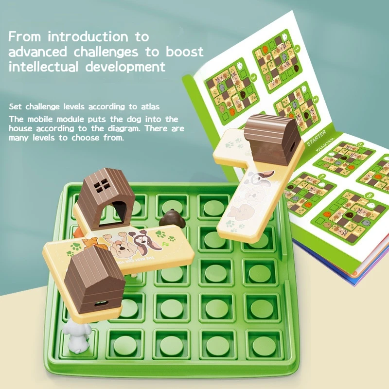 Настольная игра Peekaboo уровня 60 комната для собак головоломка строительные блоки