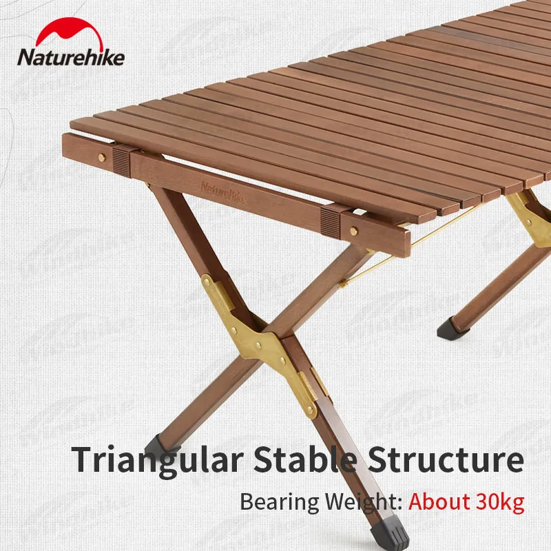 Naturehike Расширенный стол для кемпинга алюминиевый складной яичного рулета
