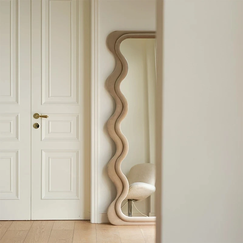 Необычное художественное напольное зеркало украшения в скандинавском стиле для