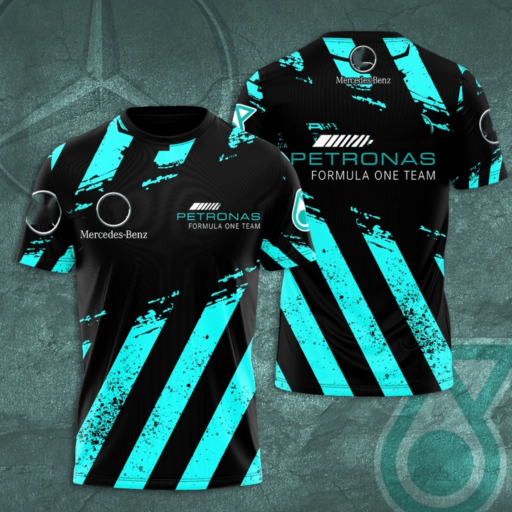 

F1 Men's Summer Team Short Sleeve Formula A Racing Suit T Shirt Motorcycle Outdoor Riding Suit Top Quick Drying Oversize 100-6xl