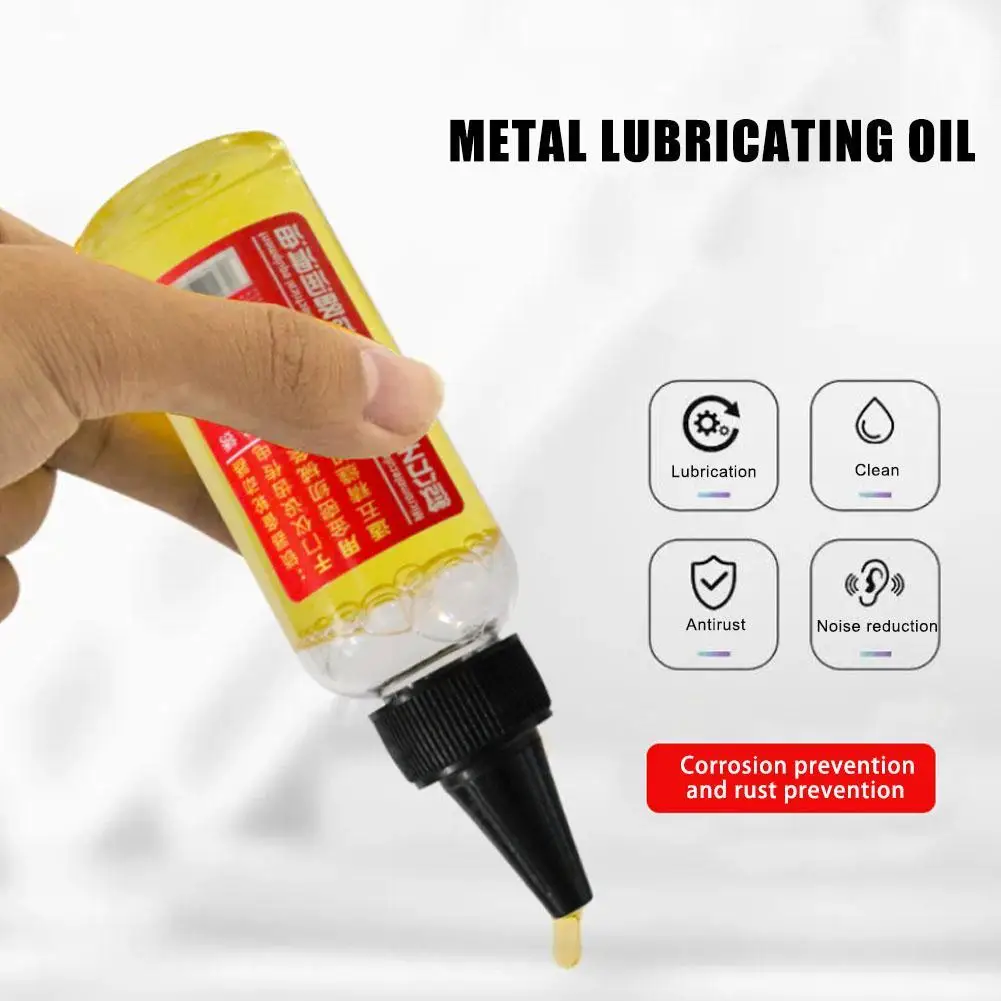 60ml Metal Micro Molecular Oil Equipment Household Machinery Lubricating Oil Bicycle Lock Cylinder Bearing Chain Oil Repair