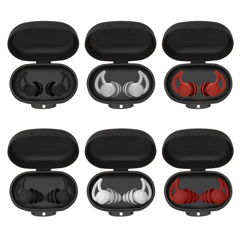 

OFBK Ergonomic Design Ear Tips Soft Earbuds Fits the Ear Canal Effective Isolate the Noise Ear Plugs Mats Protect Hear