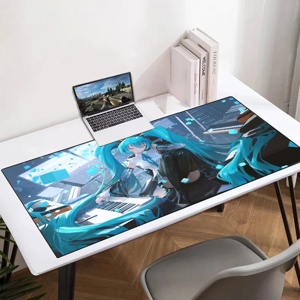 H_Hatsunes-M-Mikus Mousepad Mouse Mat Desk With Pad Gaming Accessories Prime XXL Keyboard Padding