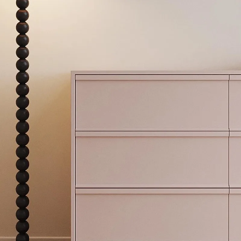 Скандинавский шкаф для хранения с ручками настенный маленький портативный обуви