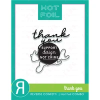 2022 scrapbook decoration embossing template hot foil combo thank you metal cutting dies diy greeting card handmade craft molds