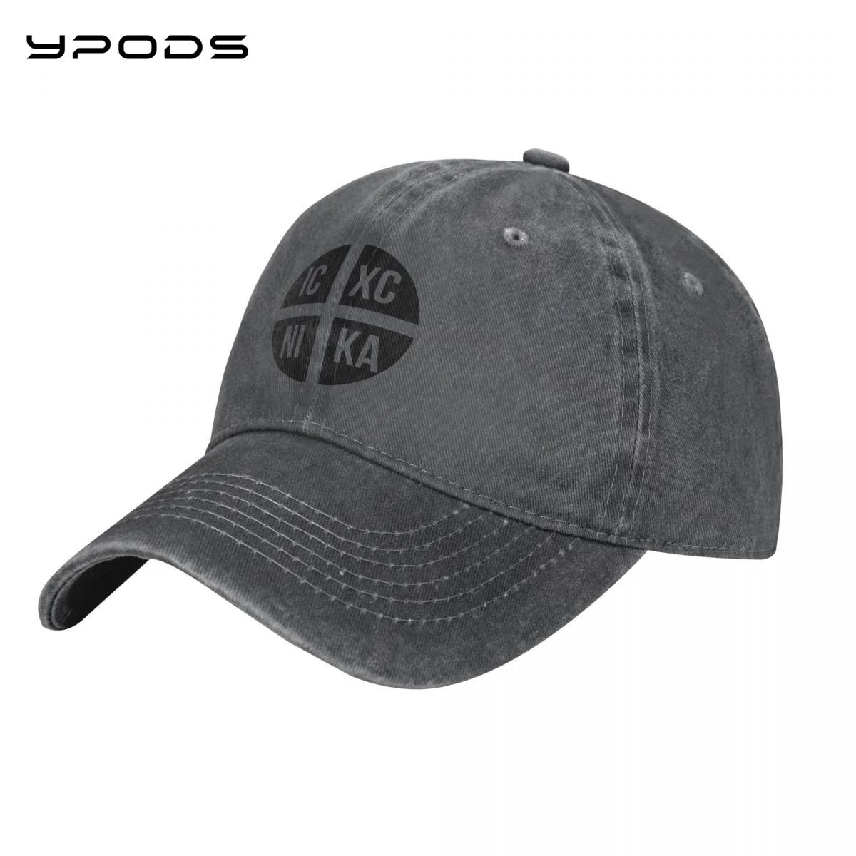 

Denim Baseball Cap Men Women Ic Xc Ni Ka Snapback Hat Summer Sports Hip Hop Cap Gorras