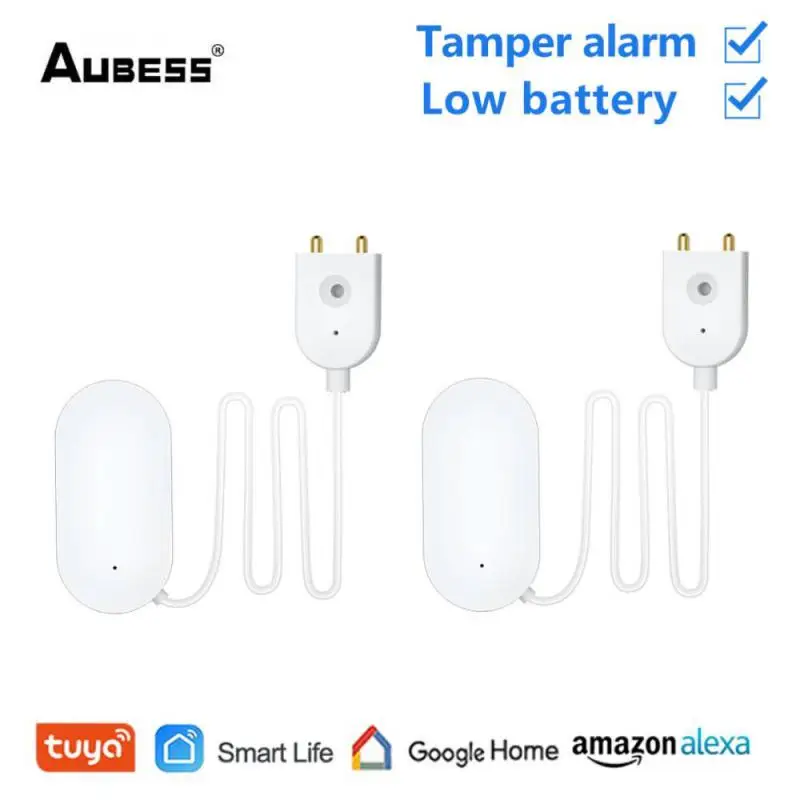 

Tuya ZigBee Smart Home Water Leakage Sensor Leak Detector Flood Water Leakage Alarm Works With Tuya Zigbee Hub Remote Control