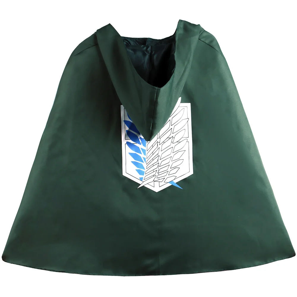 Костюмы для косплея аниме Атака Титанов взрослых гигантский плащ с зеленой