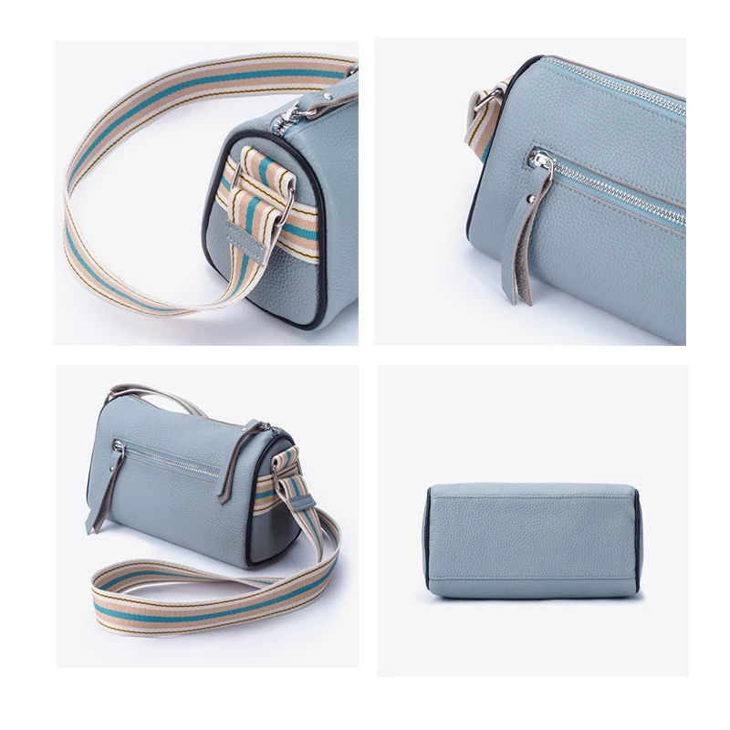 Women's Bag 2022 Trend New in Fashion Leather Top Layer Leather Cow Leather Pillow Bag Small Bags Fashion Simple Underarm Bag