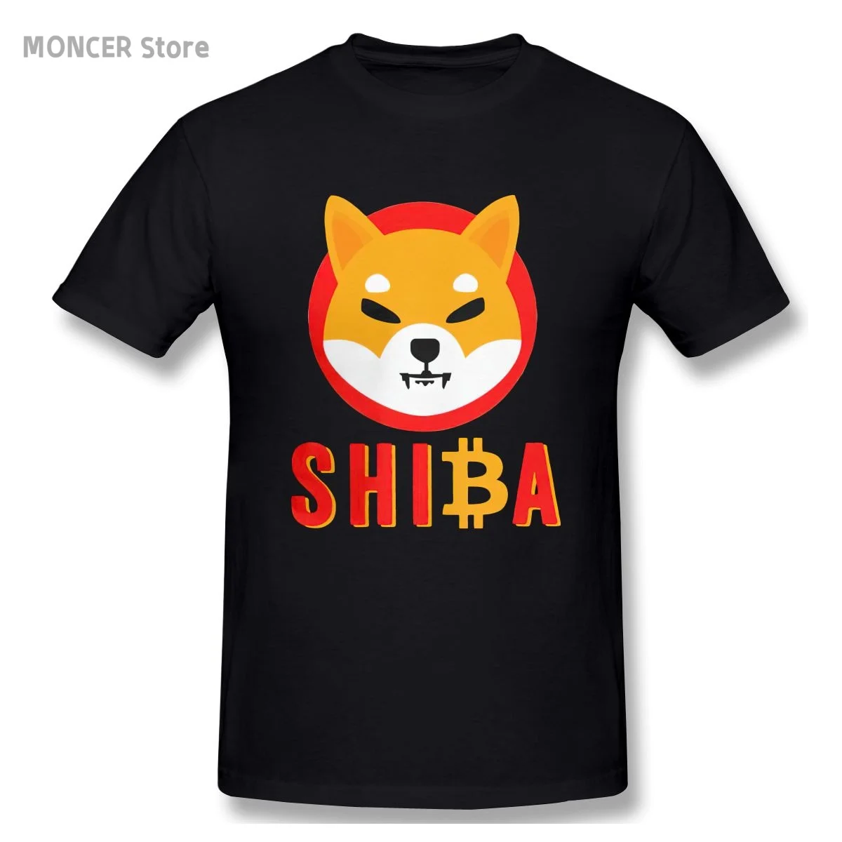 

Token Crypto Shiba Inu Coin T Shirt Men Cotton Vintage T-Shirts Round Neck Tee Shirt Short Sleeve Clothing Gift
