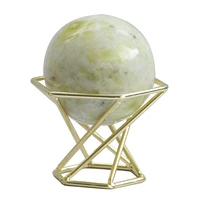 stone marble sphere crystal stand makeup meditation holder base sponge fengshui gemstone iron decoration divination desktop