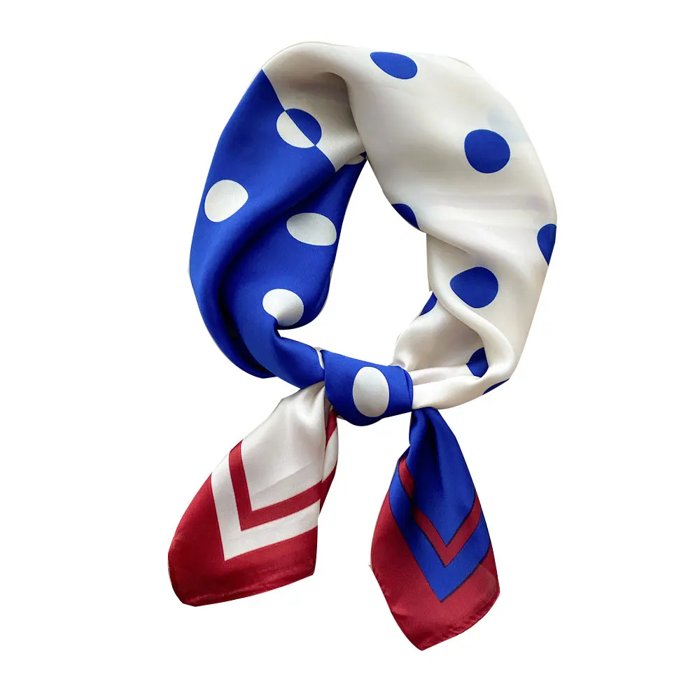 

Popular silk Scarf for Women Headband Female Neckerchief Bandana Hair Tie Accessories Luxury Hair Foulard Scarves Spring Echarpe