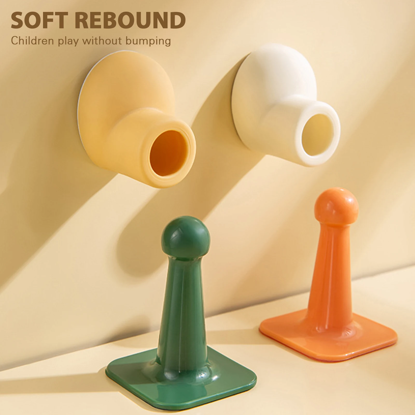 

Creative Anti-collision Door Suction Household Punch-Free Mute Door Stopper Durable Self-Adhesive Doorstop SCVD889