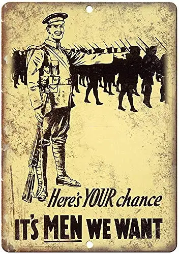 Activity Sign Campground Signs Parksign 8x12 Heres Your Chance Metal Retro Tin Plaque Advert Love Aluminum Wall for Garage