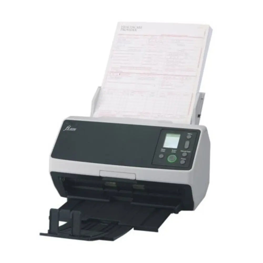 Фото Высокоскоростной двусторонний документ-сканер Fujitsu Fi-8190 A4, 600 dpi, АПД на 100 листов, USB, LAN, профессиональный офисный сканер №5