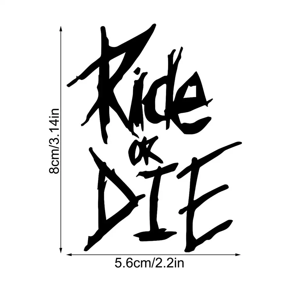 

Наклейка «Ride Or Die», свободная резка на дверь автомобиля, наклейки с буквами, авто декоративная наклейка для автомобиля, авто, переднее и заднее окно