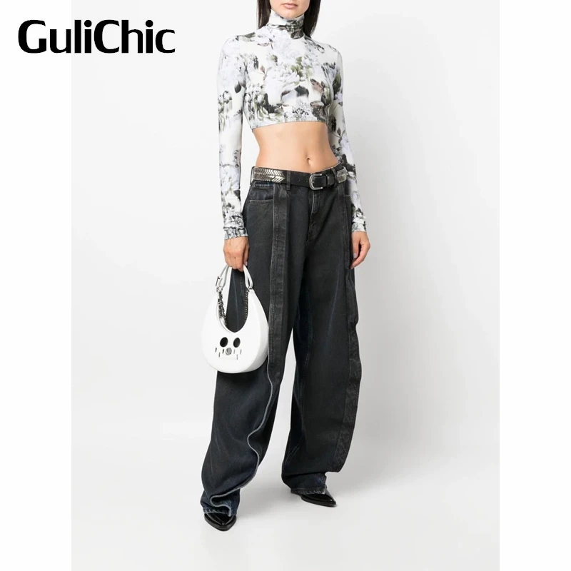 

Женские винтажные прямые джинсы GuliChic 11,16 года