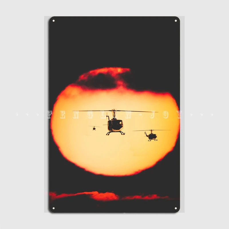 

Bell Huey Helicopters Metal Sign Wall Mural Cave Pub Design Poster Tin Sign Posters