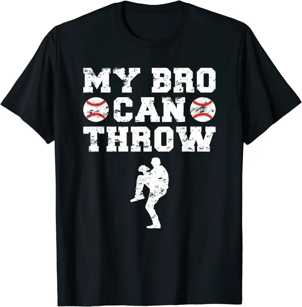 

New! Baseball Pitcher Funny Sister Brother T-Shirt