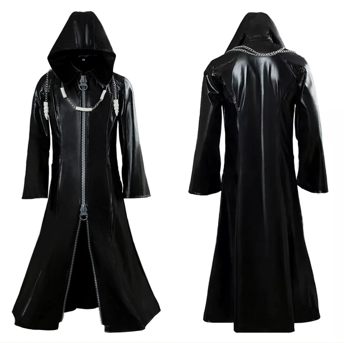 

Kingdom Hearts Organization XIII Cosplay Costume Black Coat For Adult Men Halloween Carnival Costume