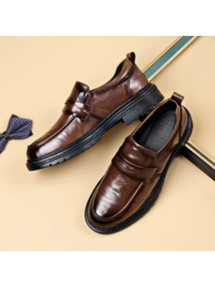 [ENLEN &amp BENNA] высококачественные осенние и зимние мужские туфли из воловьей кожи