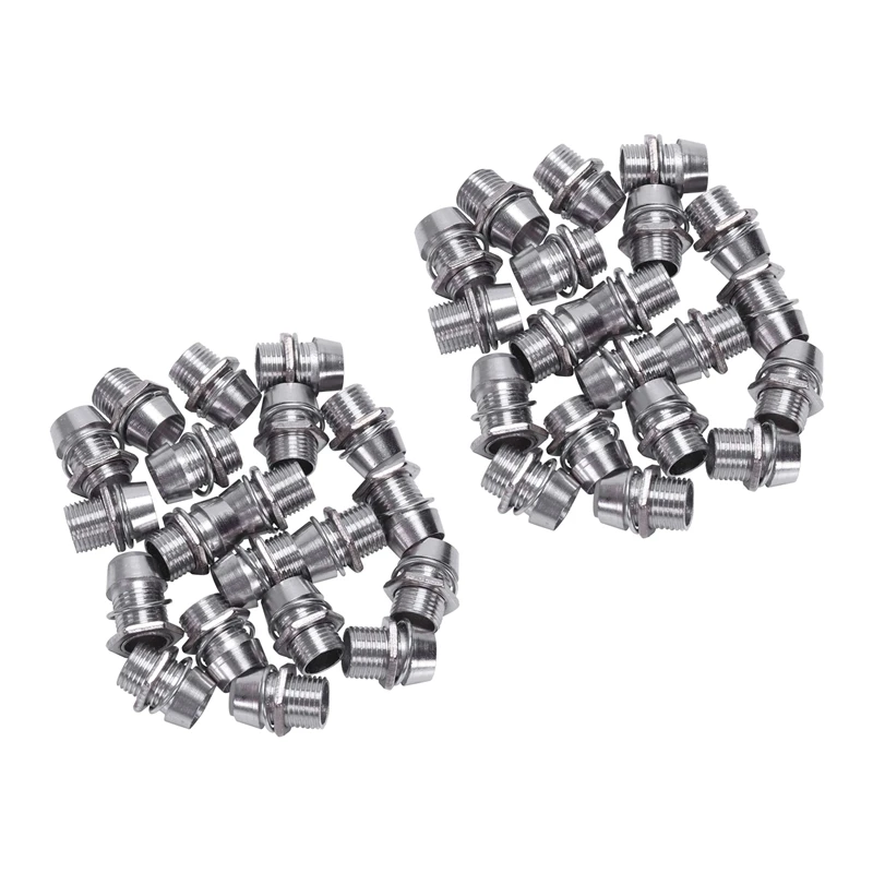 

40 Pcs Copper 5Mm Light Emitting Diode LED Holder Mount Panel Display