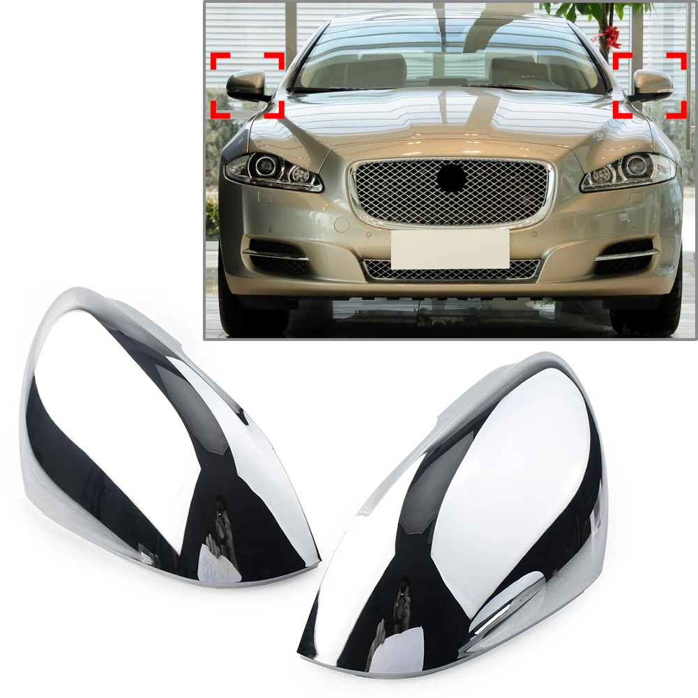 1 пара хромированная крышка для зеркала заднего вида Jaguar XF XFR XFR-S XE XJ XJR XK XKR XKR-S ABS