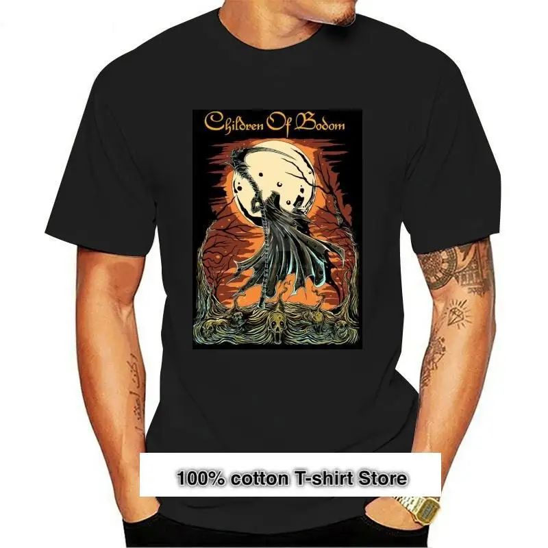 

Camiseta negra Popular para niños de Bodom para hombre, S-3XLShort Camiseta de manga, camiseta de moda de verano 2021