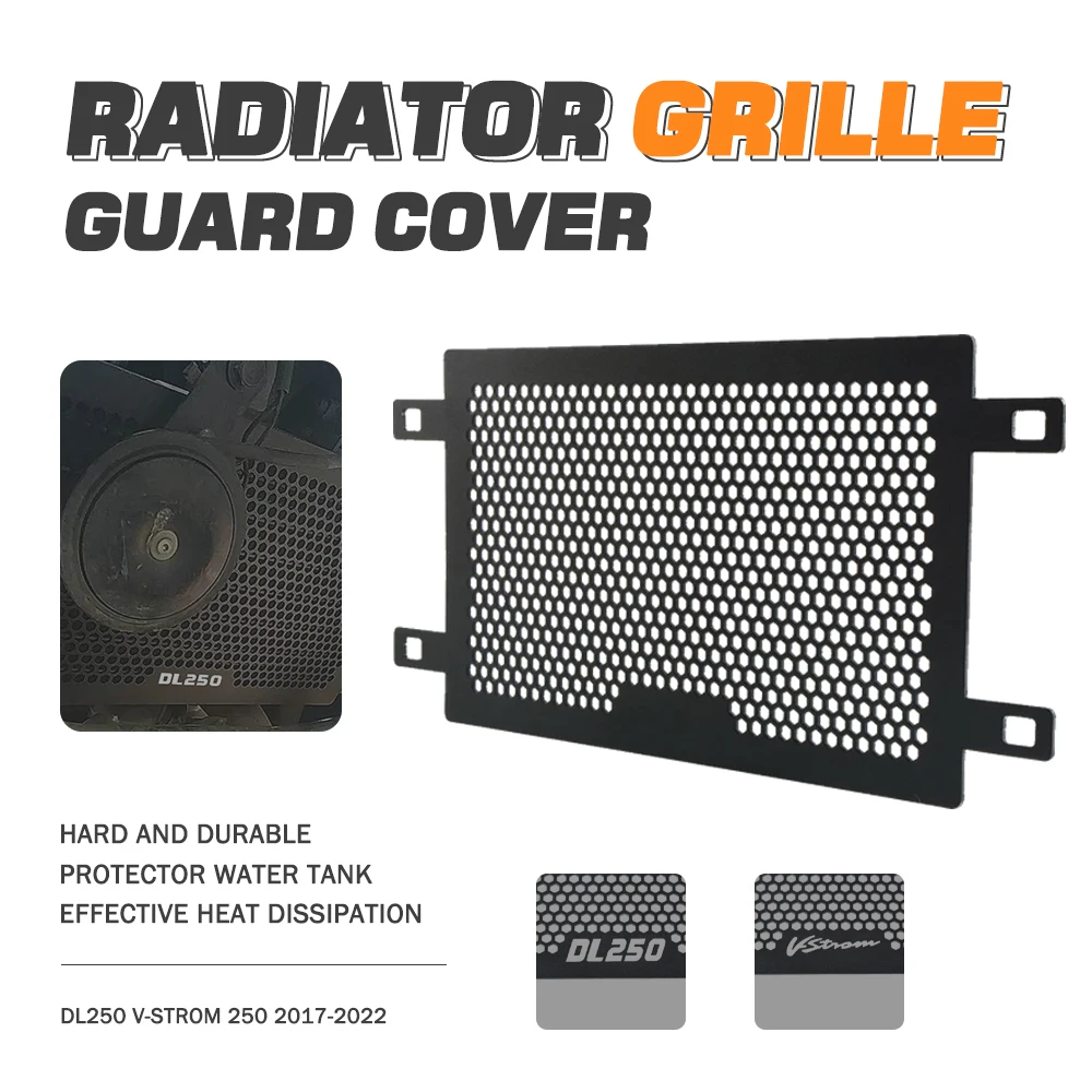 

For suzuki DL250 DL 250 2017 2018 2019 2020 Vstrom 250 2017-2020 Motorcycle Aluminum Radiator Guard Protector Grille Grill Cover