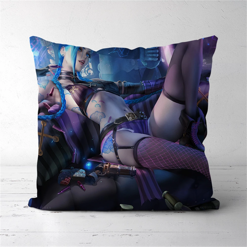 

Jinx Anime Two Sided Pillow Cushion Case Cover 291