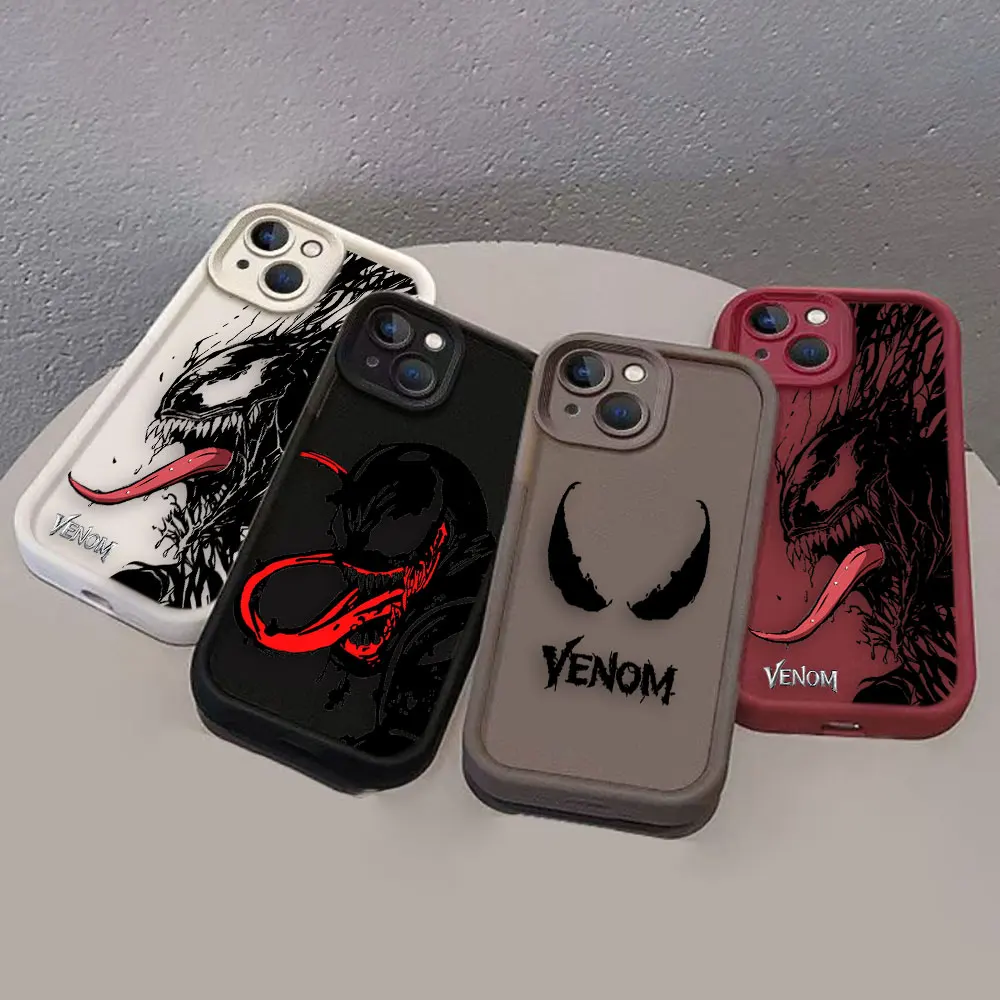 Черный чехол для телефона Marvel Venom Oneplus 11 10R 8T NORD CE 2 3 4 LITE ACE MOTO G9 22 30 Цветной Funda Shell Capa