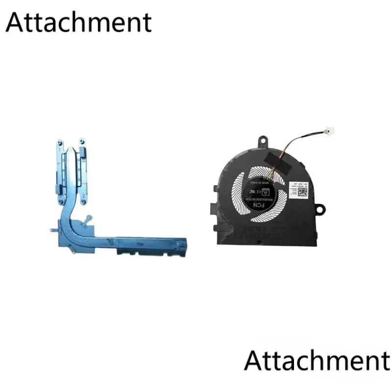 Новый оригинальный радиатор для Dell Inspiron 3493 3490 5493 5494 3480 с вентилятором-кулером