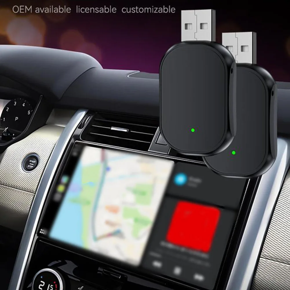Беспроводной адаптер Carplay для Android Auto беспроводной AI Box 2024 горячая распродажа