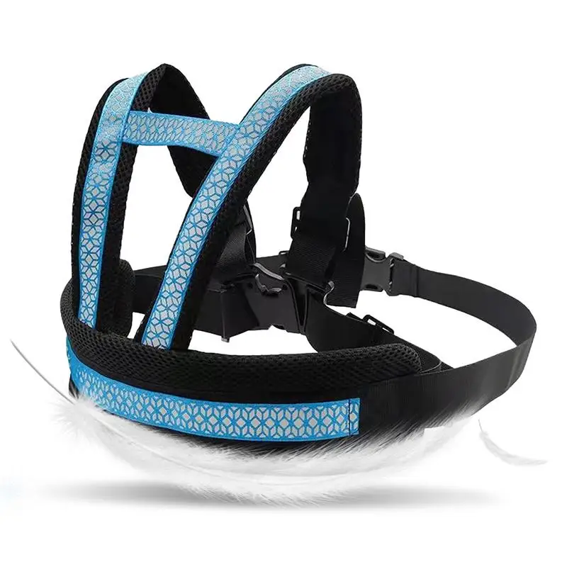 

Kids Motorcycle Harness Adjustable Breathable Shoulder Straps Anti-Drowsiness Anti-Drop Child Motorcycle Harness With Reflective