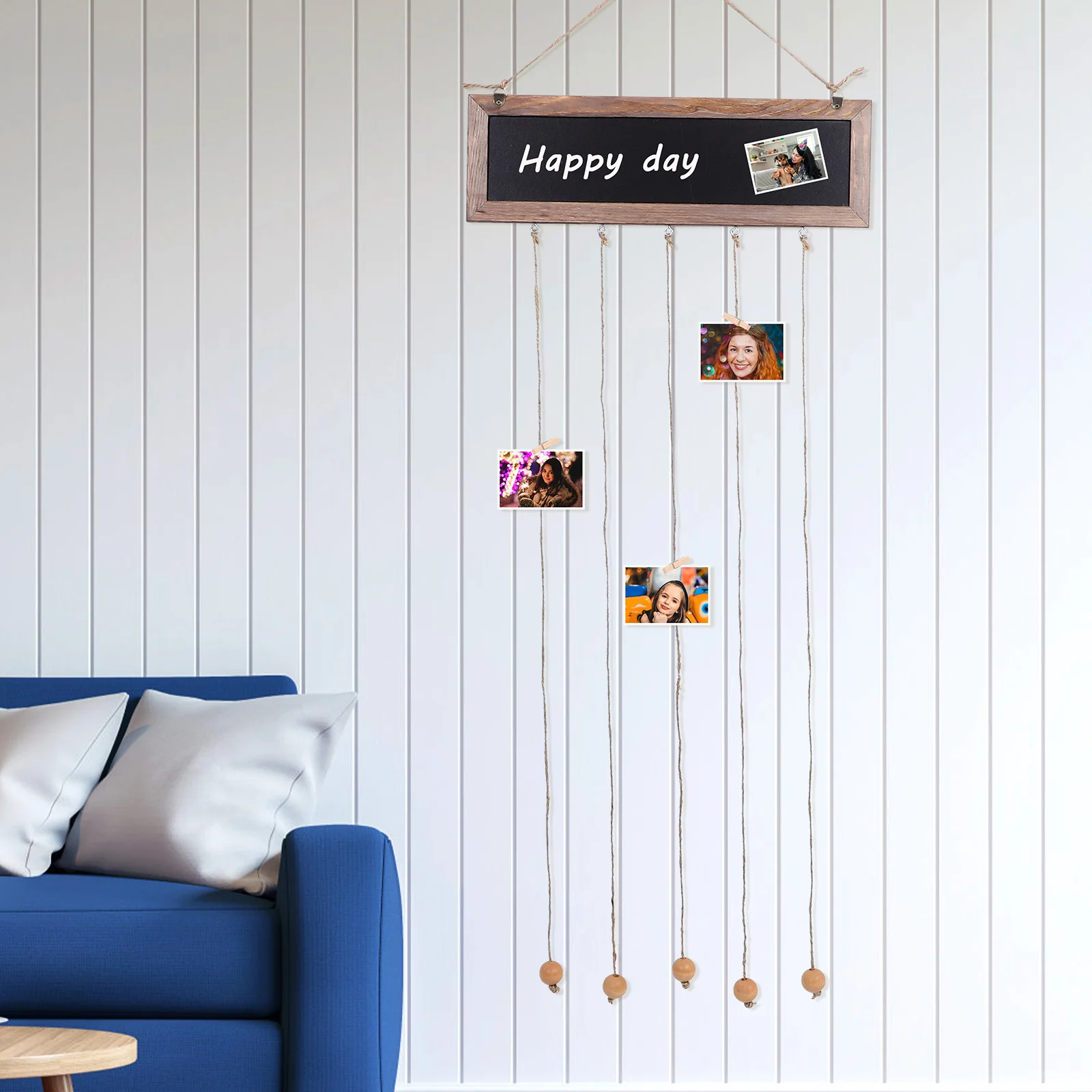 Деревянная бирка держатель для фотографий подвесная витрина картина вешалка