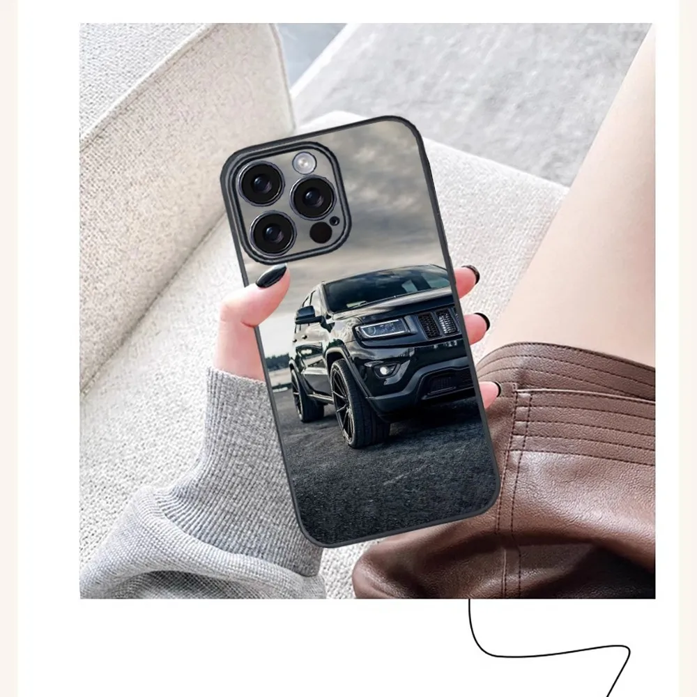 Чехол для телефона J-Jeeps off road SUV iPhone 16 15 14 13 12 11 PRO MAX PLUS Mini TPU мягкий приятный кожи