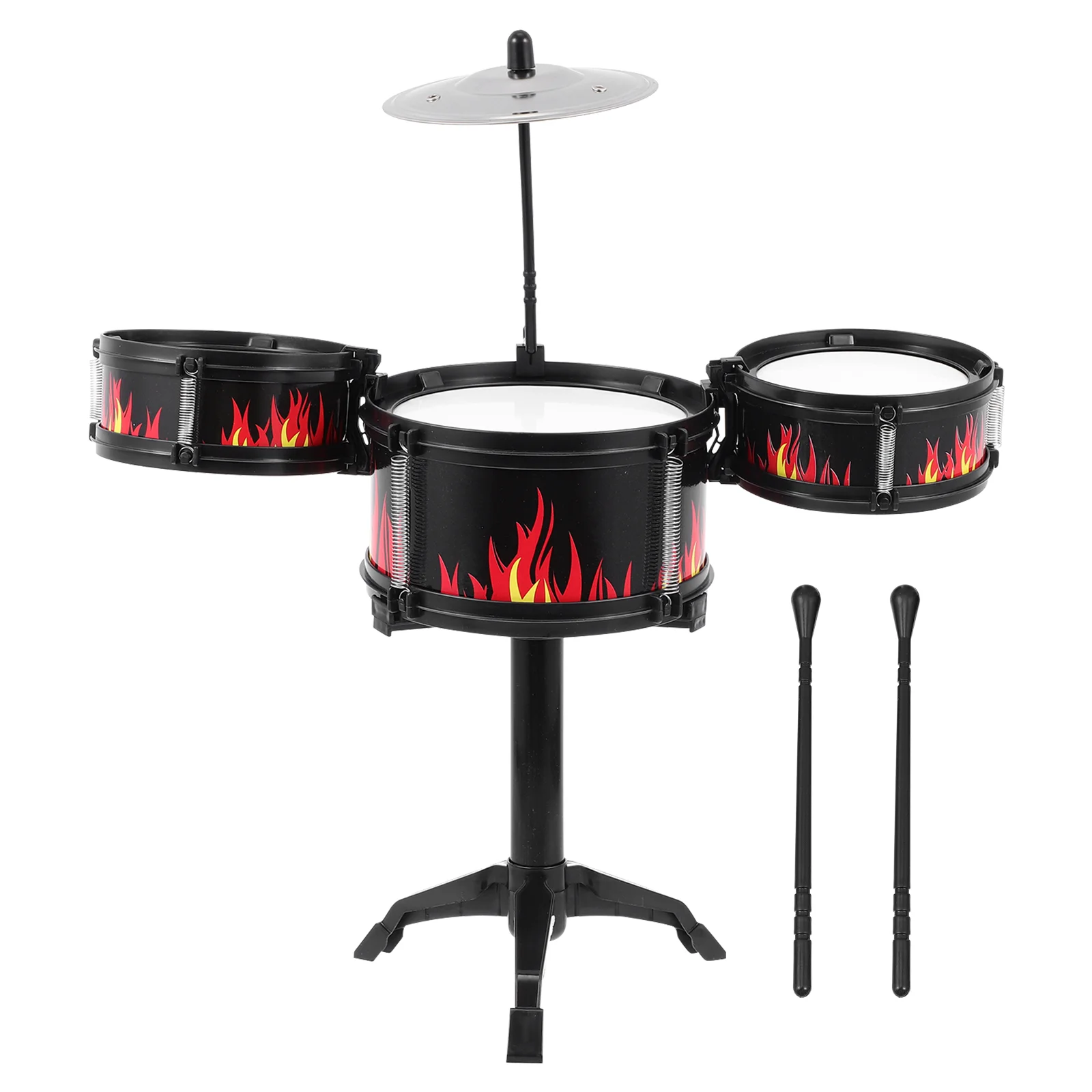 

1 Set of Kids Drum Set Educational Toys Toys Cool Simulation Drum Set