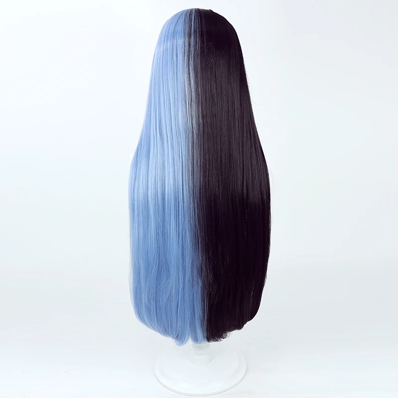 Aoyagi Toya Wig аниме Project SEKAI цветная сцена! Длинные прямые Голубые смешанные волосы для