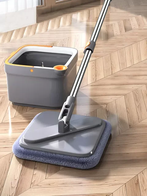 

Mop With Bucket Tornado Dry Cleaning Spin And Go Mop Decontamination Separation Wash Floor Rotating Squeeze Mop