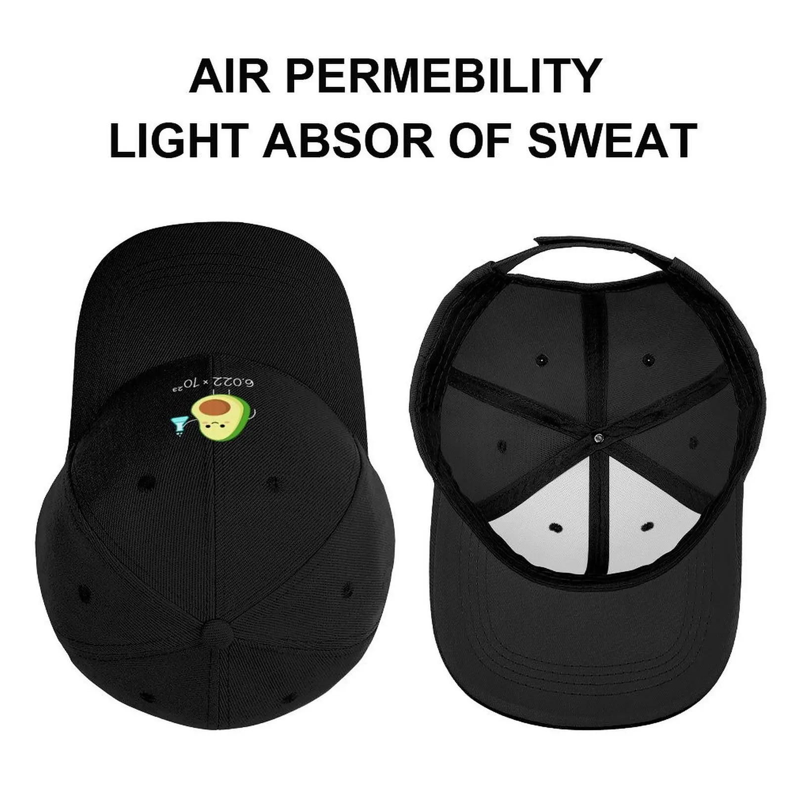 Номер Avogadro Каламбур. Милый авокадо-химик. Бейсболка Icon Дизайнерская шляпа для