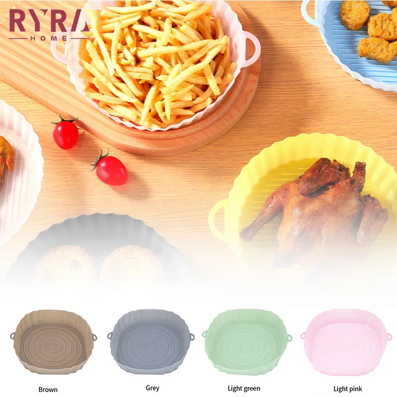 

Силиконовый поднос для фритюрницы с ручкой, бытовые кухонные аксессуары