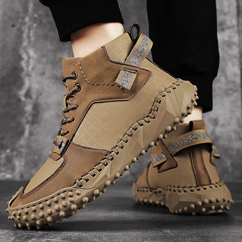 Fall Golf Training Shoes Men's Outdoor Walking Shoes Men's Nailless Comfort Golf Sneakers Men's Size 46 Non-Slip Golf Shoes